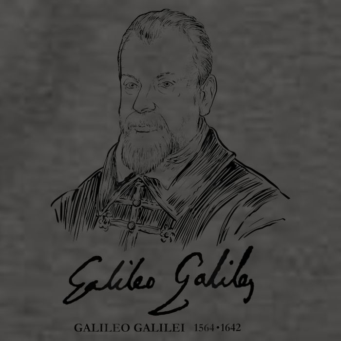 Galileo Galilei Italian Astronomer Astronomy Science Vector Backpack