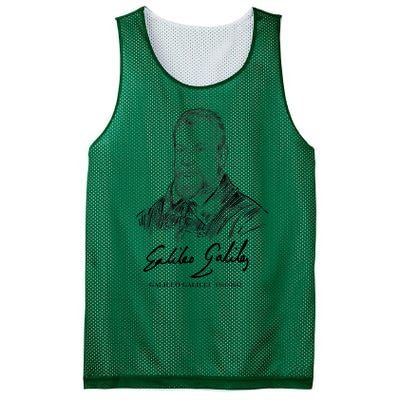 Galileo Galilei Italian Astronomer Astronomy Science Mesh Reversible Basketball Jersey Tank