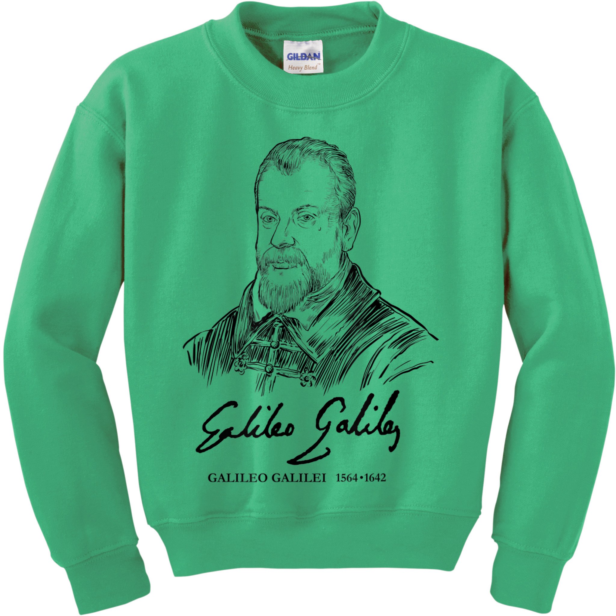 Galileo Galilei Italian Astronomer Astronomy Science Kids Sweatshirt