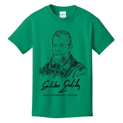 Galileo Galilei Italian Astronomer Astronomy Science Kids T-Shirt