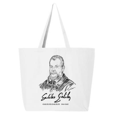 Galileo Galilei Italian Astronomer Astronomy Science 25L Jumbo Tote