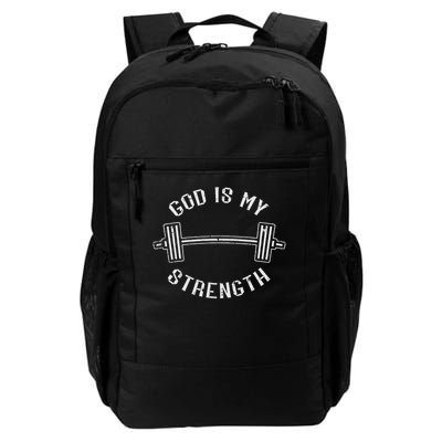 Gym God Is My Strength Christian Workout Fitness Women Backpack