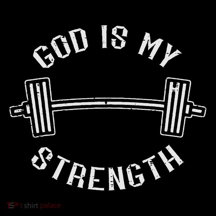 Gym God Is My Strength Christian Workout Fitness Women Flatbill Hat