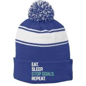 Gift Stripe Pom Pom Beanie