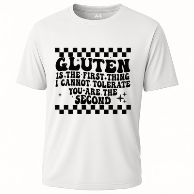 Groovy Gluten Is The First Thing I Cannot Tolerate Cooling Performance Crew T-Shirt