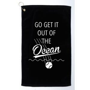 Go Get It Out of the Ocean Blue Platinum Collection Golf Towel