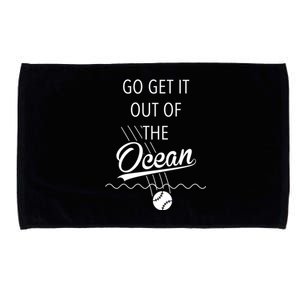 Go Get It Out of the Ocean Blue Microfiber Hand Towel