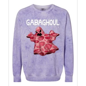 Gabaghoul Ghost Italian Funny Halloween Gabagool Colorblast Crewneck Sweatshirt