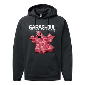 Gabaghoul Ghost Italian Funny Halloween Gabagool Performance Fleece Hoodie