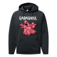 Gabaghoul Ghost Italian Funny Halloween Gabagool Performance Fleece Hoodie