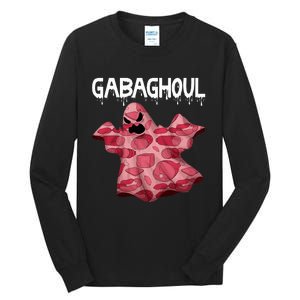 Gabaghoul Ghost Italian Funny Halloween Gabagool Tall Long Sleeve T-Shirt