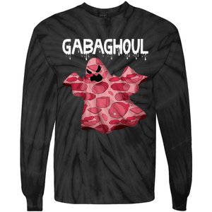 Gabaghoul Ghost Italian Funny Halloween Gabagool Tie-Dye Long Sleeve Shirt