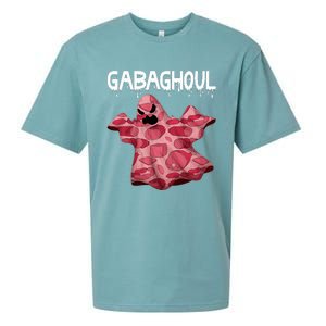 Gabaghoul Ghost Italian Funny Halloween Gabagool Sueded Cloud Jersey T-Shirt