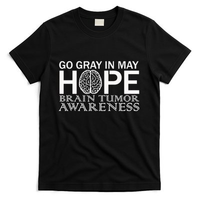 Go Gray In May Brain Cancer T-Shirt