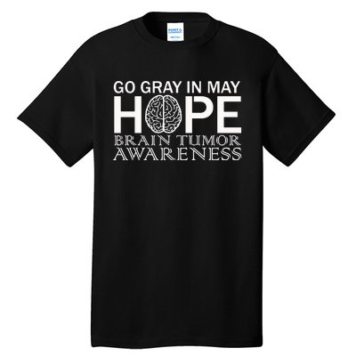 Go Gray In May Brain Cancer Tall T-Shirt