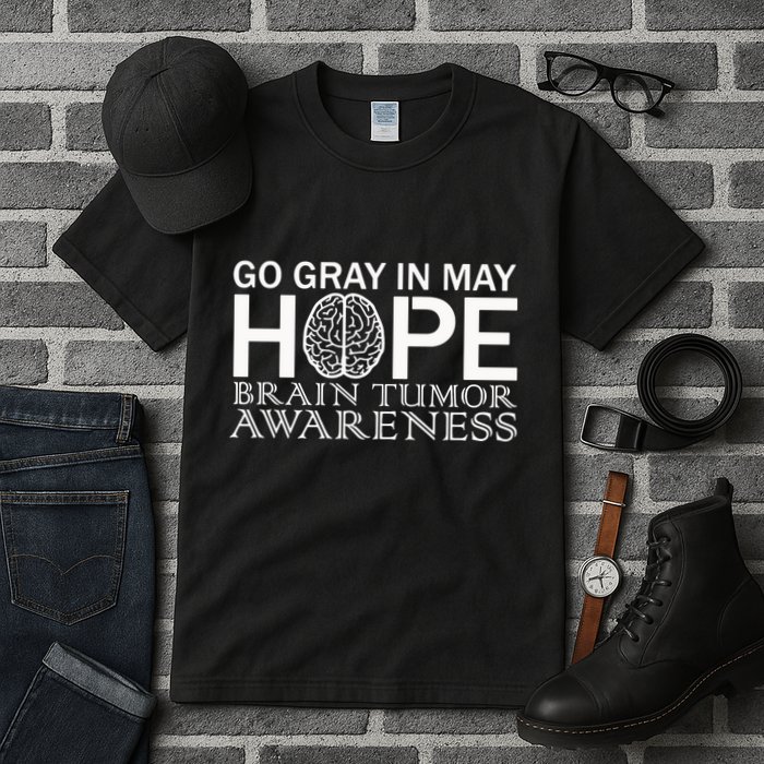 Go Gray In May Brain Cancer Tall T-Shirt