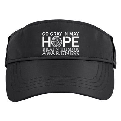 Go Gray In May Brain Cancer Adult Drive Performance Visor