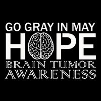 Go Gray In May Brain Cancer Drawstring Bag