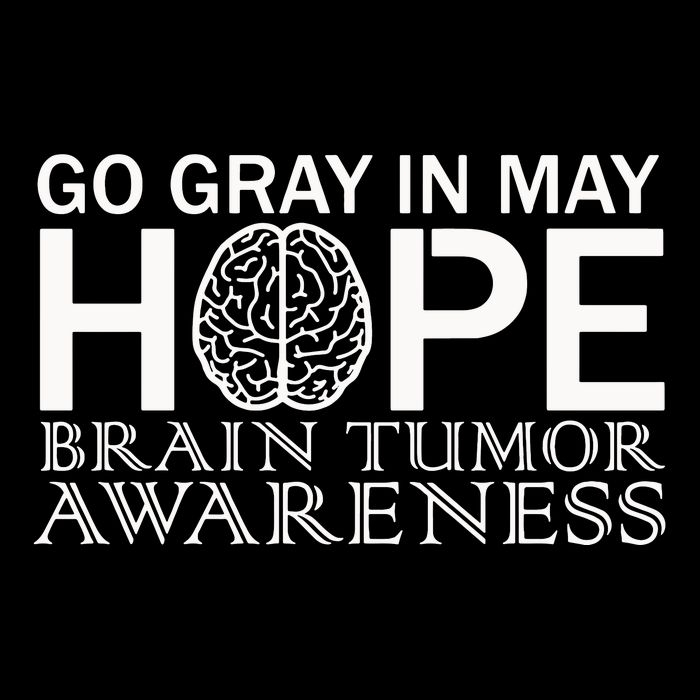 Go Gray In May Brain Cancer Drawstring Bag