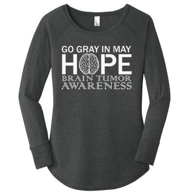 Go Gray In May Brain Cancer Women's Perfect Tri Tunic Long Sleeve Shirt