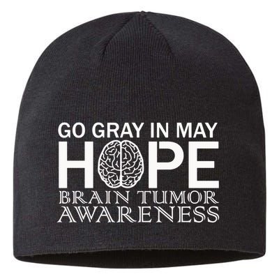Go Gray In May Brain Cancer Sustainable Beanie