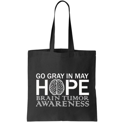 Go Gray In May Brain Cancer Bag