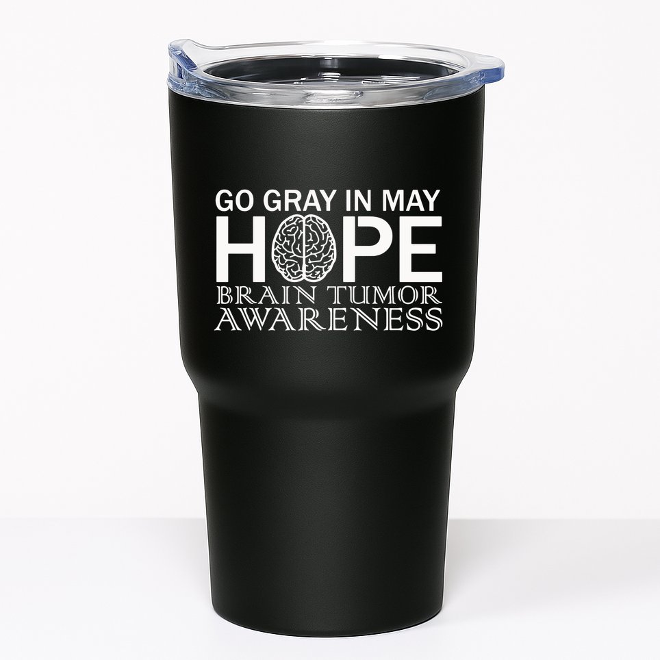 Go Gray In May Brain Cancer Tumbler