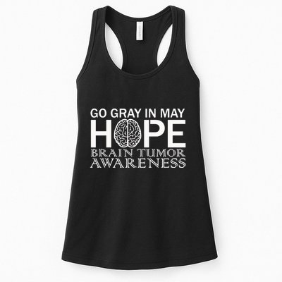 Go Gray In May Brain Cancer Womens Tank Top