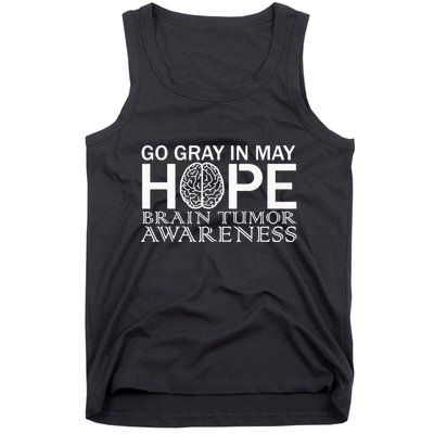 Go Gray In May Brain Cancer Tank Top