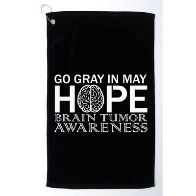 Go Gray In May Brain Cancer Golf Towel