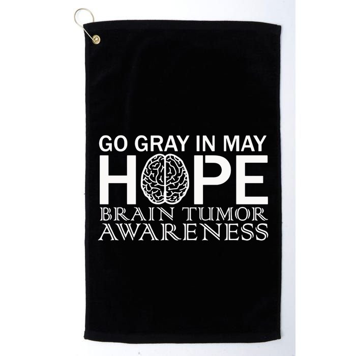 Go Gray In May Brain Cancer Golf Towel