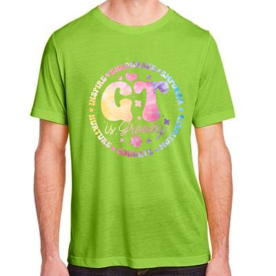 Gifted Gt Is Groovy Teacher Appreciation Week Back To School Great Gift Adult ChromaSoft Performance T-Shirt