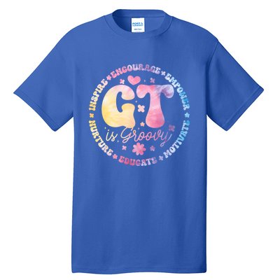 Gifted Gt Is Groovy Teacher Appreciation Week Back To School Great Gift Tall T-Shirt