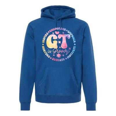 Gifted Gt Is Groovy Teacher Appreciation Week Back To School Great Gift Premium Hoodie