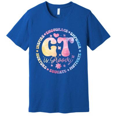 Gifted Gt Is Groovy Teacher Appreciation Week Back To School Great Gift Premium T-Shirt