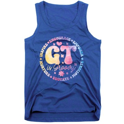 Gifted Gt Is Groovy Teacher Appreciation Week Back To School Great Gift Tank Top