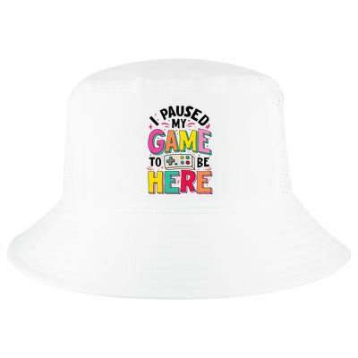 Gamer Girl I Paused My Game To Be Here Cool Comfort Performance Bucket Hat