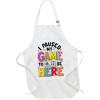 Gamer Girl I Paused My Game To Be Here Apron