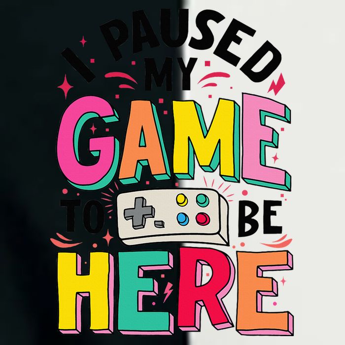 Gamer Girl I Paused My Game To Be Here Infant Baby Jersey Bodysuit
