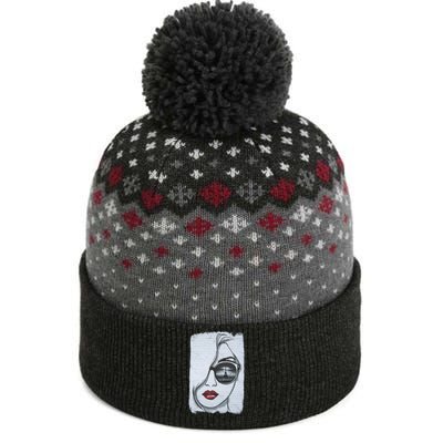 Graffiti Girl In Paris The Baniff Cuffed Pom Beanie