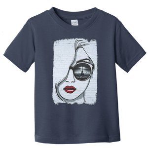 Graffiti Girl In Paris Toddler T-Shirt