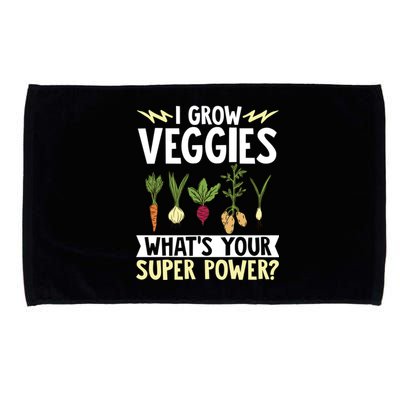 Gardener Gardening I Grow Veggies Super Power? Gift Microfiber Hand Towel