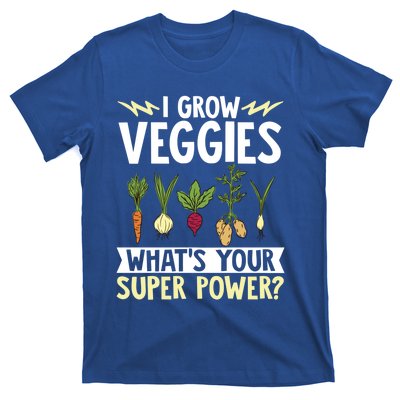 Gardener Gardening I Grow Veggies Super Power? Gift T-Shirt