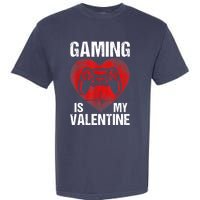 Gamer Gaming Is My Valentine Boys Teen Valentines Garment-Dyed Heavyweight T-Shirt