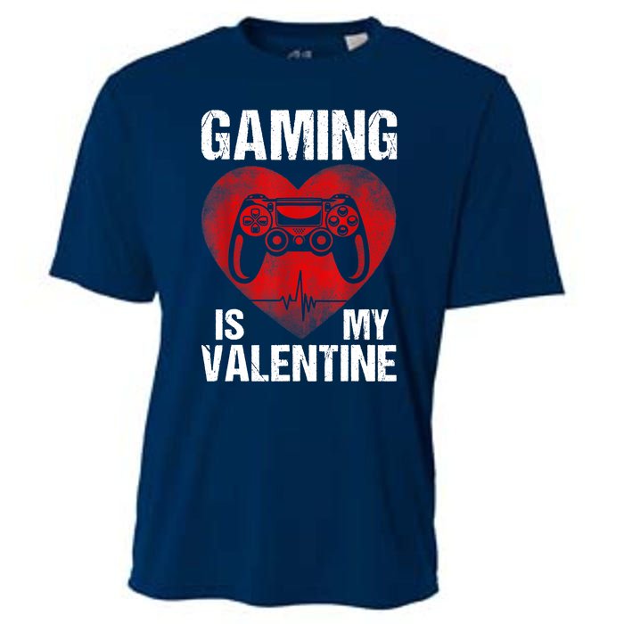 Gamer Gaming Is My Valentine Boys Teen Valentines Cooling Performance Crew T-Shirt