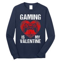 Gamer Gaming Is My Valentine Boys Teen Valentines Long Sleeve Shirt