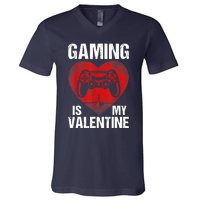 Gamer Gaming Is My Valentine Boys Teen Valentines V-Neck T-Shirt