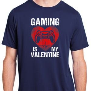 Gamer Gaming Is My Valentine Boys Teen Valentines Adult ChromaSoft Performance T-Shirt