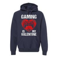 Gamer Gaming Is My Valentine Boys Teen Valentines Premium Hoodie