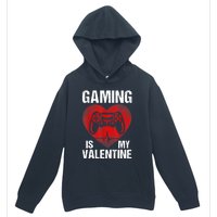 Gamer Gaming Is My Valentine Boys Teen Valentines Urban Pullover Hoodie